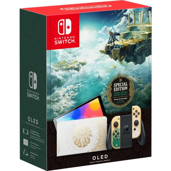 Nintendo Switch OLED Model Konsol Zelda Tears Of The Kingdom Limited Edition