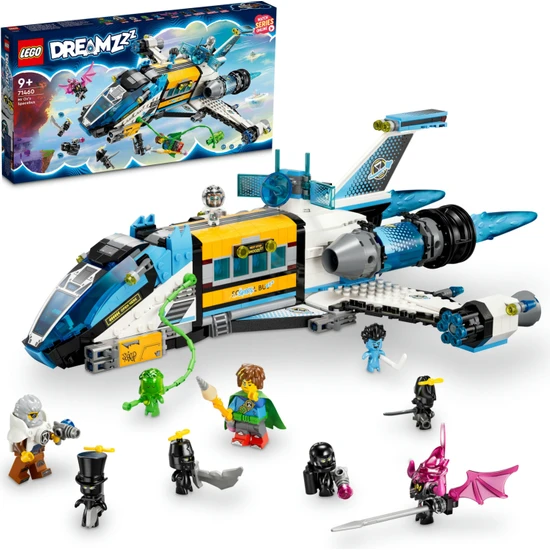 LEGO® DreamZzz# Bay Oz'un Uzay Otobüsü 71460 - 9 Yaş ve Üzeri Macera Sever Çocukların 2 Farklı Şekilde Inşa Edilebileceği Bir Okul Otobüsü Içeren Yaratıcı Oyuncak Yapım Seti (878 Parça)