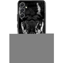 Cupcase Samsung Galaxy A34 5g Kılıf Esnek Silikon Kamera Koruma 4K Desenli Özel Tasarım - Mamba Yilan