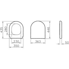 VitrA Klozet Kapağı Soft Close ( Vitra )
