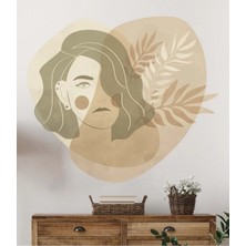 Kt Grup Bohemian Woman Face Duvar Sticker