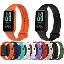 HEPTEKİLETİŞİM Xiaomi Amazfit Band 7 Silikon Kordon Gösterişli Yumuşak Silikon Tasarım (Krd-87)