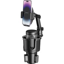 Go-Des Araç Telefon Tutucu ve Bardak Tutucu 360 Derece Dönebilen 2 In 1 Go Des GD-HD566