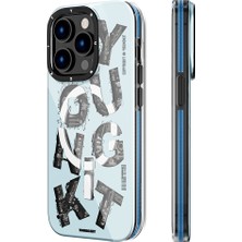 YoungKit iPhone 14 Pro Max Uyumlu Kılıf Magsafe Şarj Özellikli Yazı Temalı Youngkit Mechanic Serisi Kapak