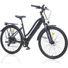 Corelli Sacha-S Elektrikli Kadın Şehir Bisiklet Hd 46CM 28 Jant 9 Vites Gray