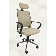 Obc Ofis Büro Concept Atlas Fileli Ofis Koltuğu Öğrenci Çalışma Sandalyesi - Krom
