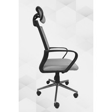 Obc Ofis Büro Concept Alpi Fileli Ofis Koltuğu Öğrenci Çalışma Sandalyesi - Krom