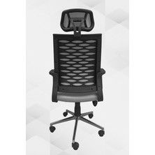 Obc Ofis Büro Concept Alpi Fileli Ofis Koltuğu Öğrenci Çalışma Sandalyesi - Krom