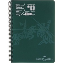 Faber-Castell Pp Kapak Klasik Renkler 100 Yp A4 60GR Çizgisiz 4'lü Defter