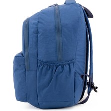 Kaff Unisex Civit 01102-SET Krinkıl Kumaş Kalemlikli  Su Geçirmez Çok Gözlü Okul Sırt Çantası