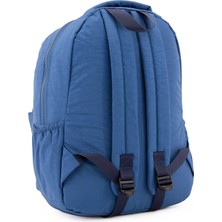 Kaff Unisex Civit 01102-SET Krinkıl Kumaş Kalemlikli  Su Geçirmez Çok Gözlü Okul Sırt Çantası