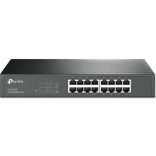 TP-Link TL-SG1016D 16 Port 10/100/1000 Mbps Switch Çelik Kasa Rack Mount