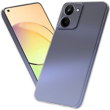 HEPTEKİLETİŞİM Realme 10 4g Şeffaf Kılıf Yumuşak Ince Tasarımlı Kapak (Süper)