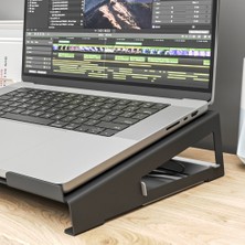 Lmz Design Dizüstü Bilgisayar Desteği Laptop Sehpası Alt Çekmeceli Şarj Cihazı Mouse Depolama Notebook Standı