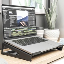 Lmz Design Dizüstü Bilgisayar Desteği Laptop Sehpası Alt Çekmeceli Şarj Cihazı Mouse Depolama Notebook Standı