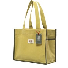 Sofist İstanbul Moyen Waxed Canvas Tote Bag Mumlu Kanvas Kadın Omuz Çantası