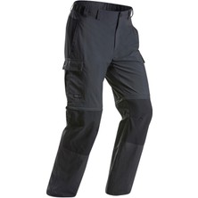 Decathlon Forclaz Erkek Modüler Outdoor Pantolon - Gri - Mt100