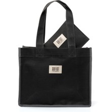 Sofist İstanbul Moyen Waxed Canvas Tote Bag Mumlu Kanvas Kadın Omuz Çantası