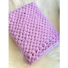 Crochet Design Örgü Bebek Battaniyesi  Kadife Battaniye Puffy Soft Battaniye Yenidoğan Battaniye