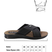 Gezer 12598 Erkek Anatomik Taban Günlük Terlik
