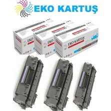 Eko Kartuş Hp 505A 280A ) Ekonomik Avantajlı 3’lü Paket Muadil Toner