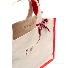 Sofist İstanbul Balat Kanvas Tote Bag Ayarlanabilir Askılı Kadın El ve Omuz Çantası