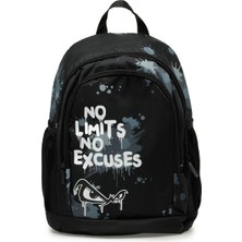 No Fear OVERQ-03524 3pr Siyah Unisex Sırt Çantası