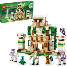 LEGO® Minecraft™ Demir Golemi Kalesi 21250 - 9 Yaş ve Üzeri Macera Oyunları Seven Çocuklar Içinçok Yönlü Bir Kale ve Dev Bir Golem Içeren Yaratıcı Oyuncak Yapım Seti (868 Parça)