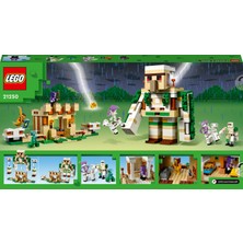 LEGO® Minecraft™ Demir Golemi Kalesi 21250 - 9 Yaş ve Üzeri Macera Oyunları Seven Çocuklar Içinçok Yönlü Bir Kale ve Dev Bir Golem Içeren Yaratıcı Oyuncak Yapım Seti (868 Parça)