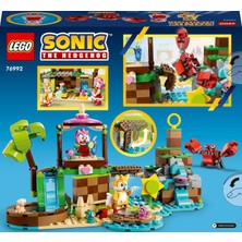 LEGO® Sonic The Hedgehog™ Amy'nin Hayvan Kurtarma Adası 76992 - 7 Yaş ve Üzeri Çocuklar Için Yaratıcı Oyuncak Yapım Seti (388 Parça)