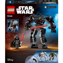 LEGO Star Wars# Darth Vader Robotu 75368 - 6 Yaş ve Üzeri Star Wars Hayranı Çocuklar Için Yaratıcı Oyuncak Yapım Seti