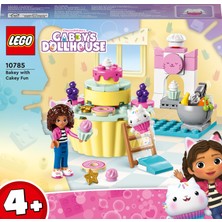 LEGO Kekedi ile Pasta Eğlencesi 10785 - 4 Yaş ve Üzeri Gabby's Dollhouse Hayranları için Küçük Oyuncak Mutfak İçeren Yaratıcı Oyuncak Yapım Seti (58 Parça)