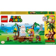 LEGO® Super Mario™ Dixie Kong'un Orman Konseri Ek Macera Seti 71421 - 7 Yaş ve Üzeri Çocuklar Için Koleksiyonluk Yaratıcı Oyuncak Yapım Seti (174 Parça)