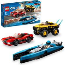 LEGO® City Kombo Yarış Paketi 60395 - 6 Yaş ve Üzeri Çocuklar ve LEGO® 2kdrıve Video Oyununun Hayranları Için Yaratıcı Oyuncak Yapım Seti (362 Parça)