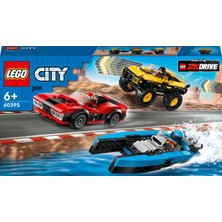 LEGO® City Kombo Yarış Paketi 60395 - 6 Yaş ve Üzeri Çocuklar ve LEGO® 2kdrıve Video Oyununun Hayranları Için Yaratıcı Oyuncak Yapım Seti (362 Parça)