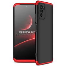 Voyo Xiaomi Redmi Note 10 Kılıf 3 Parçalı Tam Kaplayan Kapak Voyas