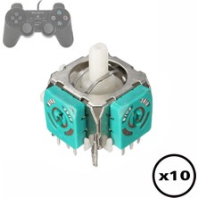 Pop Konsol 10 Adet Ps2 Analog Motor Playstation 2 Kol Tamiri 3D Joystick Ps2 Motor Yedek Parça