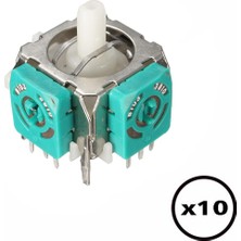 Pop Konsol 10 Adet PS2 Analog Motor PS2 Kol Tamiri 3D Joystick Motor Playstation 2 Yedek Parça