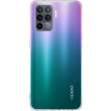 Caseart Oppo Reno 5 Lite Kapak 1mm Süper Silikon Şeffaf Kılıf