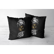 Jwk Home Gold Zeus Çift Taraflı Kırlent Kılıfı (45X45)