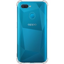 Kzy Oppo A12 Kapak Şeffaf Antishock Köşe Korumalı Silikon Kılıf