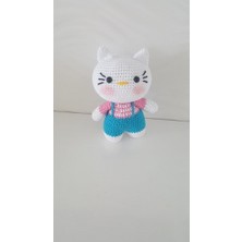 Design By Oykum Amigurumi Hello Kitty Oyuncak(Elörgüsü, Organiktir)