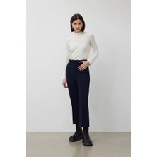 Be Blue Lacivert Flare Pantolon