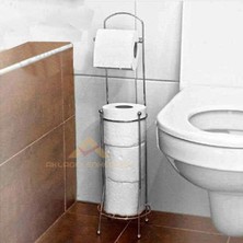 abnturk Metal Dekoratif Wc Kağıtlık Tuvalet Kağıtlığı