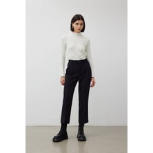 Be Blue Siyah Flare Pantolon