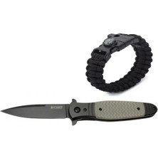 Bil-Tek Shop Outdoor Crkt Bombastic Çakı K340GRİ 20 cm