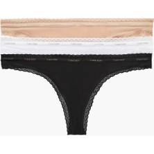Calvin Klein Thong 3pk Kadın Tanga