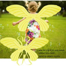 Pandoli Kelebek Kanadı Şekilli Folyo Balon Sarı Renk 84 x 60,5 cm 1 Adet Hawa