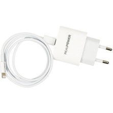 REALPOWER  Uyumlu Çok Hızlı Şarj Aleti 18w Kafa Ve Kablo Yerli Üretim Tüm Modellere Uyumludur.