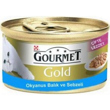 Gourmet Gold 6 Adet  Balik&ispanak Çifte Lezzet-85 gr